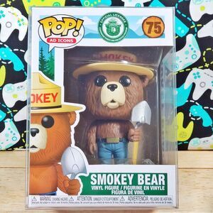 Funko PoP Ad Icons Smokey Bear #75 Collectible Vinyl Figure + Protector New